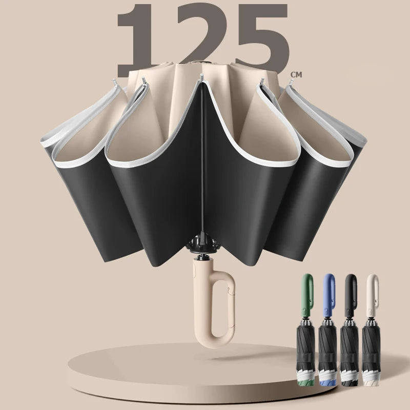 Fully Automatic Reverse Folding Umbrella