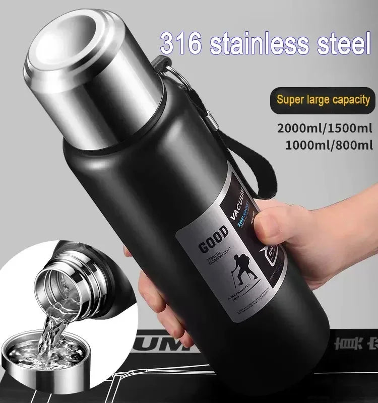 Large Capacity Cold Thermal Thermos Tumbler Stainless Steel