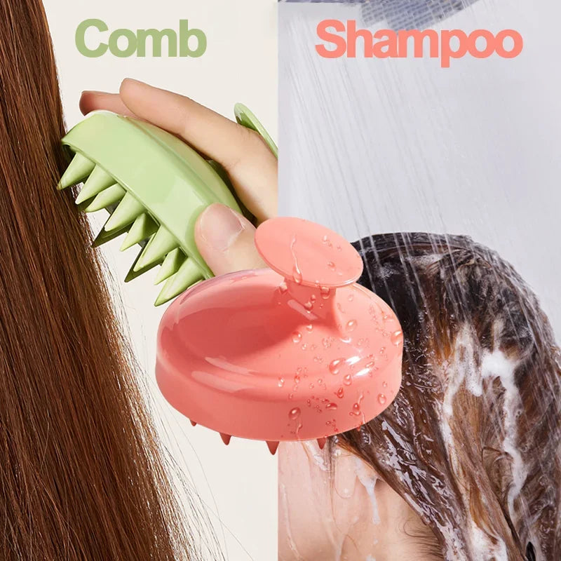 Scalp Massage Shampoo Brush for Hair Care Silicone